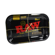 RAW Gold and Black Metal Rolling Paper – Limited Edition – Small 11" x 7”